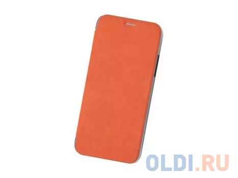 Чехол Book Case для IPhone X/ Xs, экозамша, терракотовый, BoraSCO