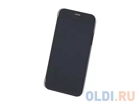 Чехол Book Case для IPhone X/ Xs, экозамша, черный, BoraSCO