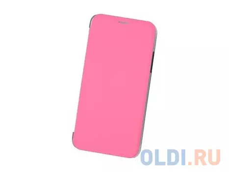 Чехол Book Case для IPhone X/ Xs, экокожа, розовый, BoraSCO