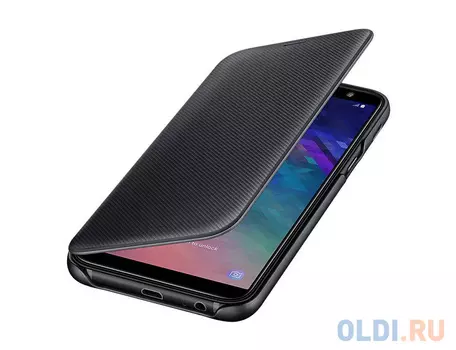 Чехол (флип-кейс) Samsung для Samsung GALAXY A6 (2018) Wallet Cover черный (EF-WA600CBEGRU)