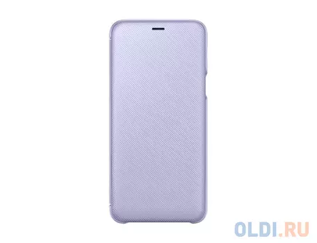 Чехол (флип-кейс) Samsung для Samsung Galaxy A6+ (2018) Wallet Cover фиолетовый (EF-WA605CVEGRU)