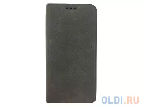 Чехол Book Case для Samsung Galaxy A6, экозамша, серый, BoraSCO