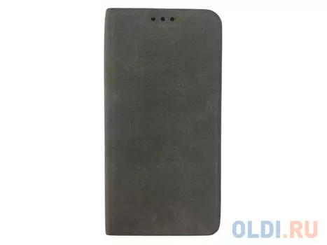 Чехол Book Case для Samsung Galaxy A8, экозамша, серый, BoraSCO