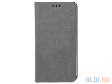 Чехол Book Case для Samsung Galaxy J4, экозамша, серый, BoraSCO