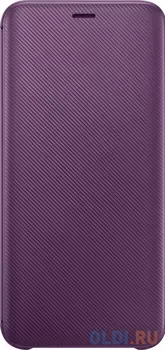 Чехол (флип-кейс) Samsung для Samsung Galaxy J6 (2018) Wallet Cover фиолетовый (EF-WJ600CVEGRU)