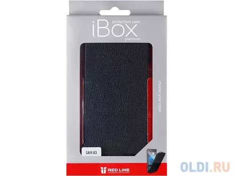 Чехол - книжка iBox Premium для Samsung A3 черный
