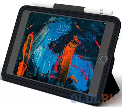 Чехол-книжка Zagg "Rugged Messenger" для iPad mini 5 чёрный 102004265