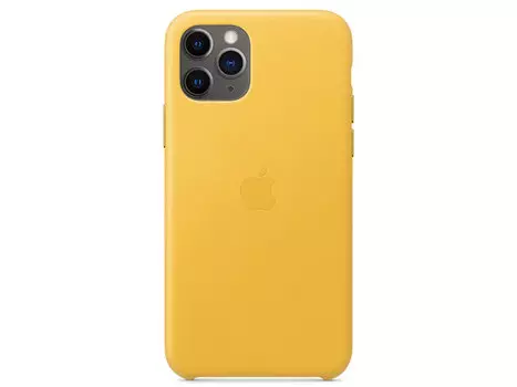 Чехол-накладка для Apple iPhone 11 Pro Leather Case Meyer Lemon клип-кейс, кожа