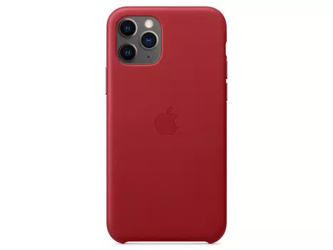 Чехол-накладка для Apple iPhone 11 Pro Leather Case (PRODUCT)RED Red клип-кейс, кожа