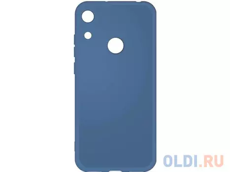 Силиконовый чехол с микрофиброй для Huawei Honor 8A/8A Pro DF hwOriginal-03 (blue)