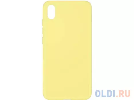 Силиконовый чехол с микрофиброй для Huawei Honor 8S/Y5 (2019) DF hwOriginal-04 (yellow)