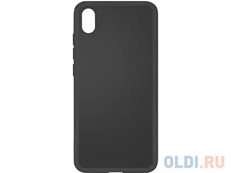 Силиконовый чехол с микрофиброй для Huawei Honor 8S/Y5 (2019) DF hwOriginal-04 (black)