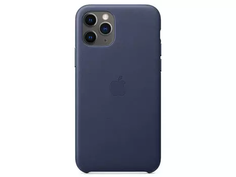 Чехол-накладка для iPhone 11 Pro Apple Leather Case Blue клип-кейс, кожа