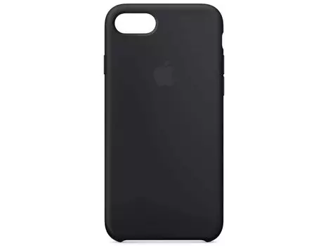 Чехол-накладка для iPhone 7/8 Apple Silicone Case Black клип-кейс, силикон