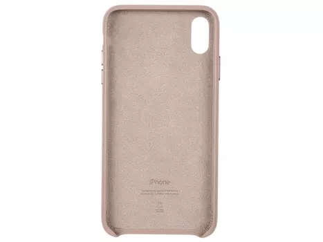 Чехол-накладка для iPhone XS Max Apple Leather Case - Taupe MRWR2ZM/A клип-кейс, кожа