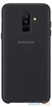 Чехол (клип-кейс) Samsung для Samsung Galaxy A6+ (2018) Dual Layer Cover черный (EF-PA605CBEGRU)