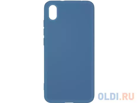 Силиконовый чехол с микрофиброй для Xiaomi Redmi 7A DF xiOriginal-01 (blue)