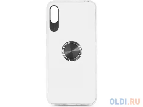 Чехол с кольцом-держателем для Huawei Honor 8S/Y5 (2019) DF hwTRing-03 (black)