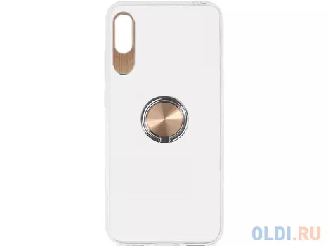 Чехол с кольцом-держателем для Huawei Honor 8S/Y5 (2019) DF hwTRing-03 (gold)