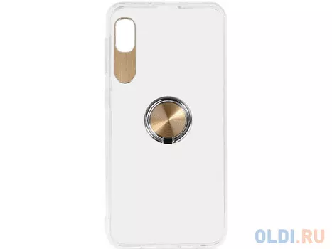 Чехол с кольцом-держателем для Samsung Galaxy A10 DF sTRing-01 (gold)