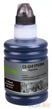 Чернила Cactus CS-GI41PGBK GI-41 PGBK черный пигментный 140мл для Canon PIXMA G1420/G2420/G2460/G3420/G3460