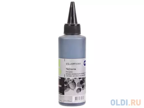 Чернила Cactus CS-I-EPT1701 для Epson ExpIession Home XP-33 103 203 207 303 306 черный 100мл