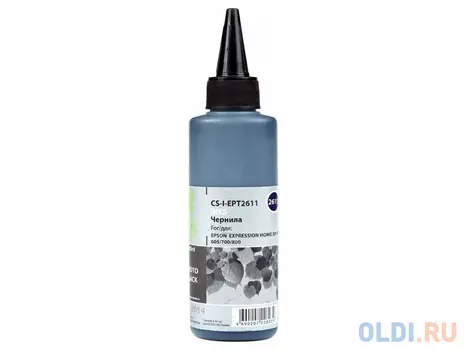Чернила Cactus CS-I-EPT2611 для Epson ExpIession Home XP-600/605/700/800 100мл фото черный
