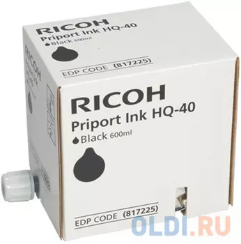 Ricoh 817225(893188) Чернила тип HQ40 (5 по 600 мл) {Ricoh Priport JP4500/DX4542/4545/DD4450}