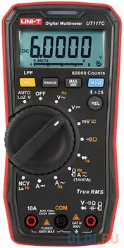 Цифровой мультиметр UNI-T UT117C Bluetooth 60000 отсчетов True RMS