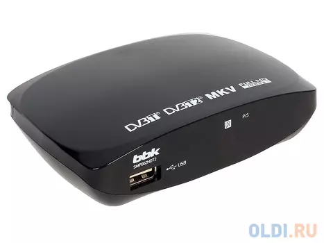 Цифровой телевизионный DVB-T2 ресивер BBK SMP002HDT2 черный