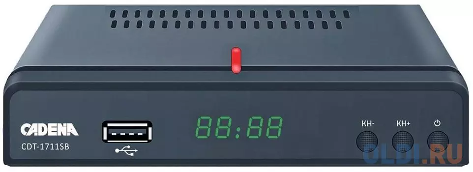 Цифровой телевизионный DVB-T2 ресивер CADENA CDT-1711SB