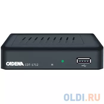 Цифровой телевизионный DVB-T2 ресивер CADENA CDT-1712