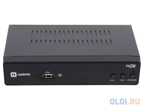 Цифровой телевизионный DVB-T2 ресивер HARPER HDT2-5050 с функцией FHD медиаплеера