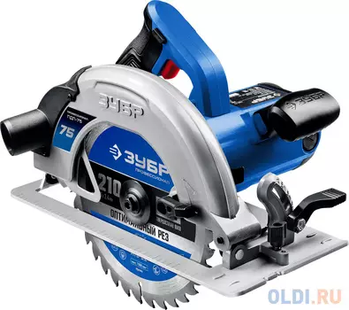 Циркулярная пила Зубр ПДП-75 2000 Вт 210мм
