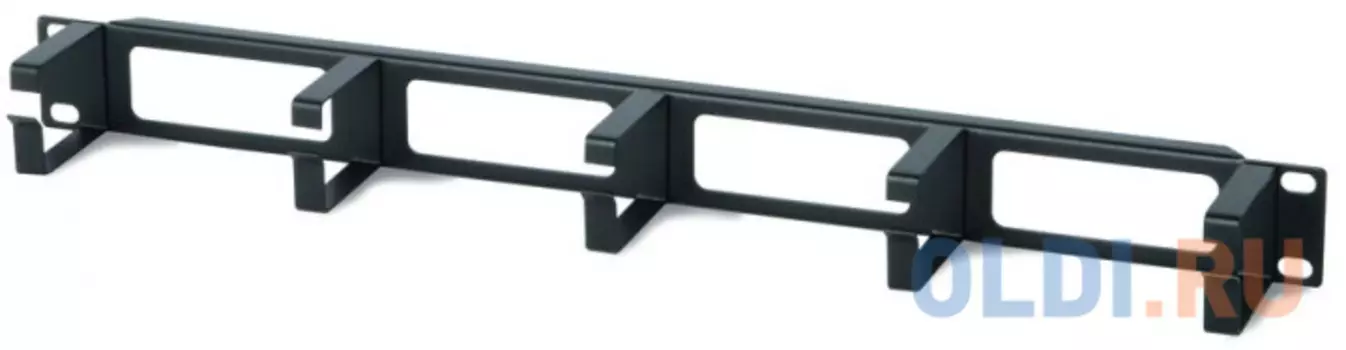 Кабельный организатор Hyperline CM-1U-ML с металлическими кольцами, 19", 1U