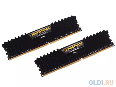 Оперативная память для компьютера Corsair CMK8GX4M2A2400C16 DIMM 8Gb DDR4 2400MHz