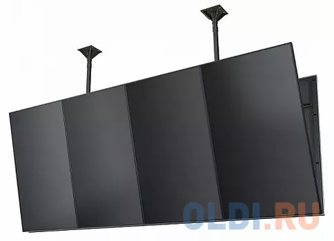 [CMP42D] Модуль Wize CMP42D для потолочного крепления для мультидисплейной системы в портретной ориентации для двух дисплеев 26"- 42", VESA