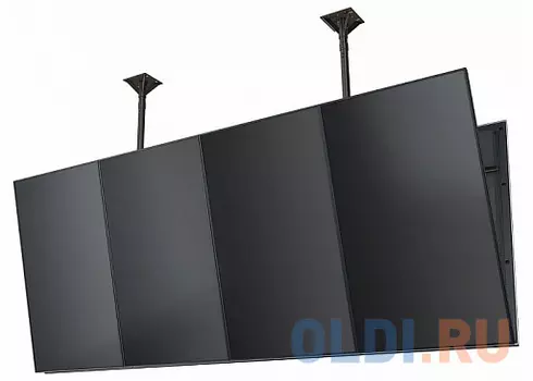 [CMP55D] Модуль Wize CMP55D для потолочного крепления для мультидисплейной системы в портретной ориентации для двух дисплеев 46"- 55", VESA