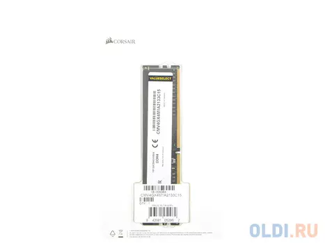 Оперативная память для компьютера Corsair CMV4GX4M1A2133C15 DIMM 4Gb DDR4 2133MHz