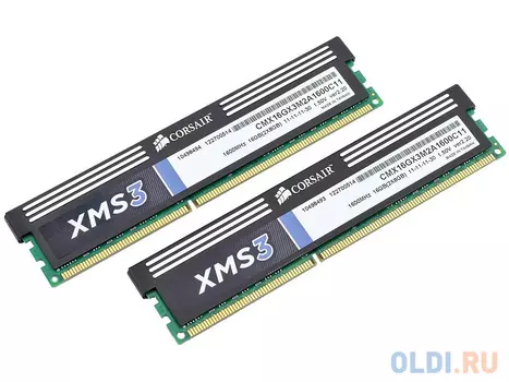 Оперативная память Corsair CMX16GX3M2A1600C11 DIMM 16Gb DDR3 1600MHz