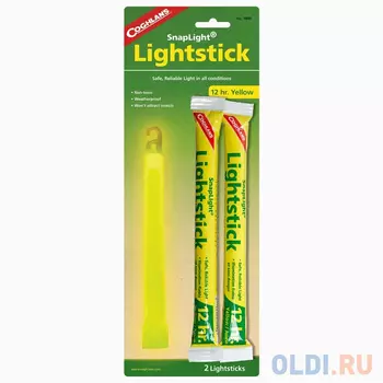 COGHLANS 9840 Лайтстики жёлтые 2 шт.