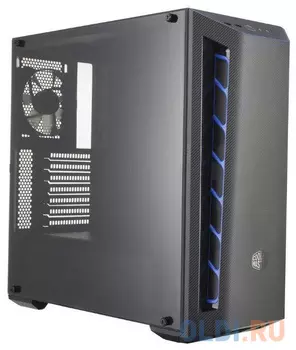 Cooler Master MasterBox MB510L, 2xUSB3.0, 1x120 Fan, w/o PSU, Black, Blue Trim, ATX