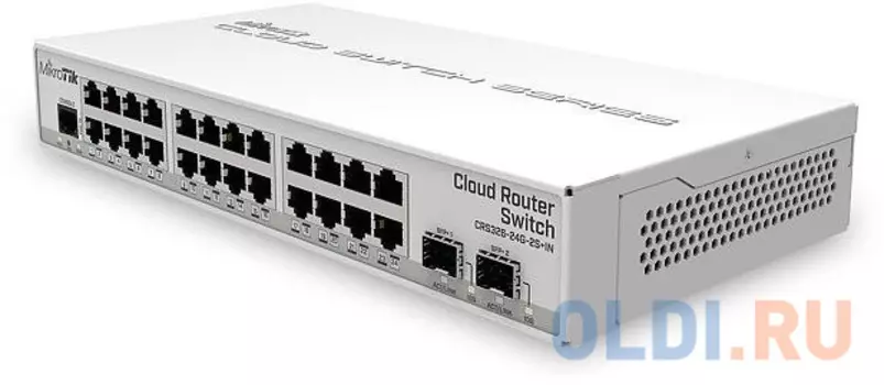 Коммутатор MikroTik CRS326-24G-2S+IN (L2) 24x1Гбит/с 2SFP+ управляемый