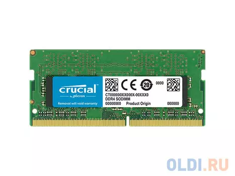 Оперативная память для ноутбука Crucial CT4G4SFS8266 SO-DIMM 4Gb DDR4 2666MHz