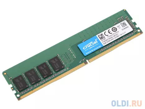 Оперативная память для компьютера Crucial CT8G4DFS824A DIMM 8Gb DDR4 2400MHz