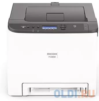 Цветной лазерный принтер Ricoh P C300W (А4, 25 стр./мин, принтер,дуплекс, сеть, PCL/PS ,USB 2.0, Wi-Fi, старт.картридж) [408333]
