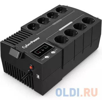 CyberPower ИБП Line-Interactive BS650E 650VA/390W 8 Schuko розеток, USB, Black