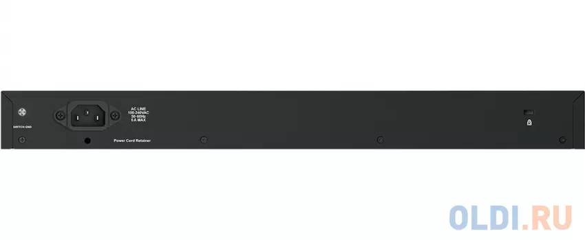 D-Link DGS-1026MP/B1A Неуправляемый коммутатор с 24 портами 10/100/1000Base-T, 2 комбо-портами 100/1000Base-T/SFP и функцией энергосбережения (24 порт