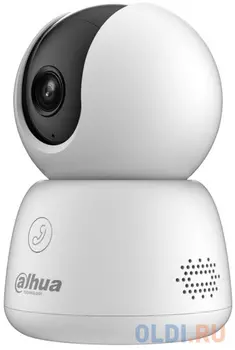 DAHUA DH-IPC-H3BP-0360B Мини-PT IP-видеокамера с Wi-Fi 2.4ГГц 3Мп, 1/3.2” CMOS, объектив 3.6мм, обнаружение людей, ИК 10м, микрофон, динамик
