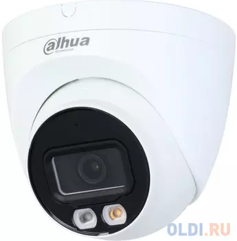 DAHUA DH-IPC-HDW2249TP-S-LED-0280B Уличная турельная IP-видеокамера Full-color с ИИ 2Мп, 1/2.8” CMOS, объектив 2.8мм, видеоаналитика, LED-подсветка до